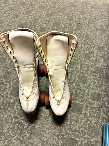 Roller derby white indoor quad - roller,