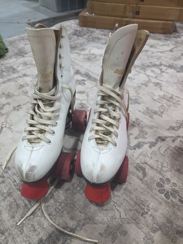 Vintage white leather - 80's,