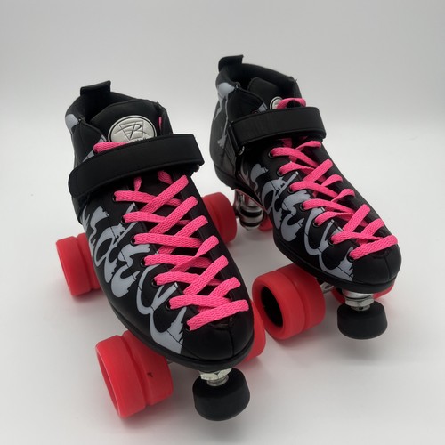 Vtg riedell roller quad skates - riedell,