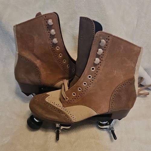 Sure grip brown suede oxford - brown,