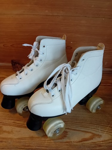 Quad roller skates - skates, white