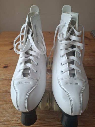 Ladies white quad - white, roller